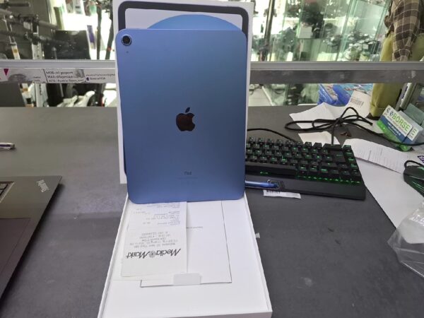 Apple Ipad 10 Wi-fi 64gb, Blau | mit Originalverpackung |10.9Zoll Apple Garantie Gültig bis:3 Oktober 2025 | mit org. Rechnung Media Markt vom 03.10.2024 | Zustand: Sehr Gut – Bild 3