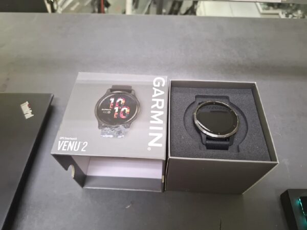 Garmin Venu 2 black/slate | mit Originalverpackung | Zustand: Gut – Bild 3