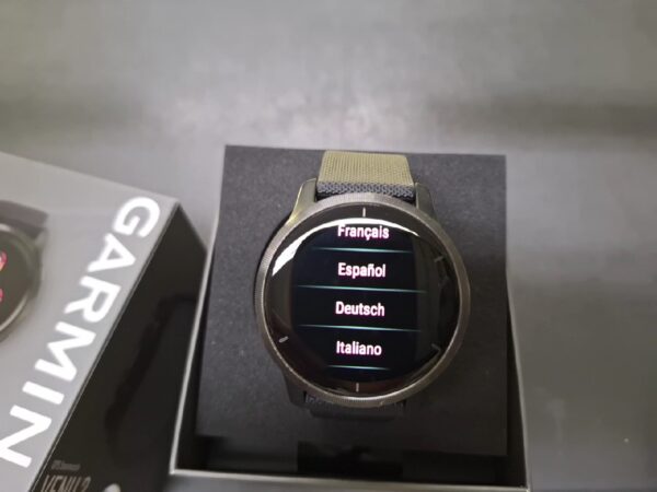 Garmin Venu 2 black/slate | mit Originalverpackung | Zustand: Gut – Bild 4