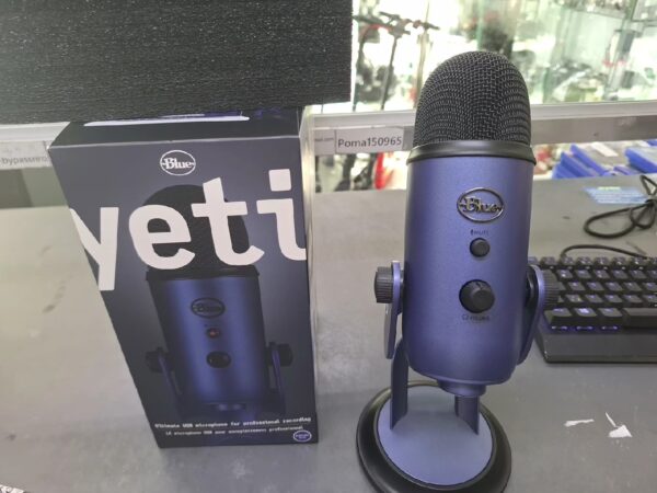 Logitech Blue Yeti Midnight Blau | mit Originalverpackung | Zustand: Sehr Gut – Bild 2