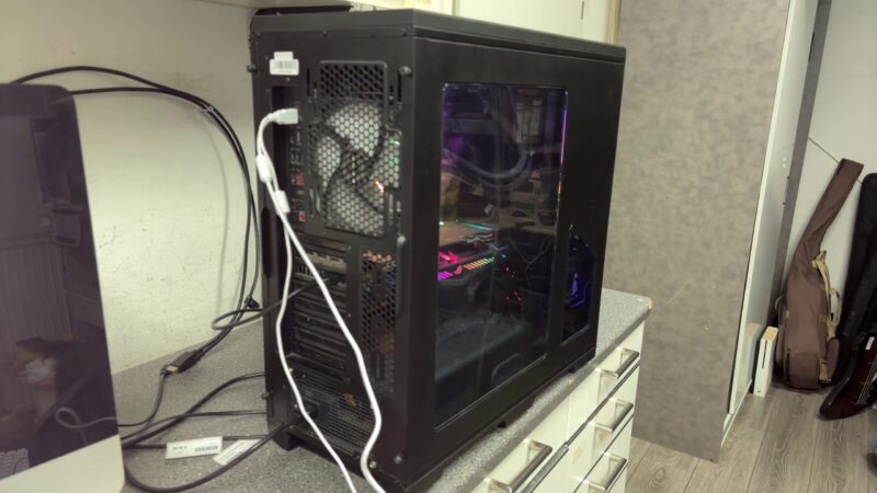 Gaming Pc | AMD Ryzen 5 5500 |  48GB Ram |  1TB SSD+512 GB SSD |  RTX3060.Windows 11. Wlan nur mit Kabel. | Zustand: Sehr Gut – Bild 4