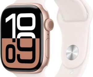 Apple Watch Series 10 (GPS) 42mm Aluminium rosegold  | mit Originalverpackung | mit Sportarmband S | M blassrosa
Zerkratzt  | Zustand: Gut