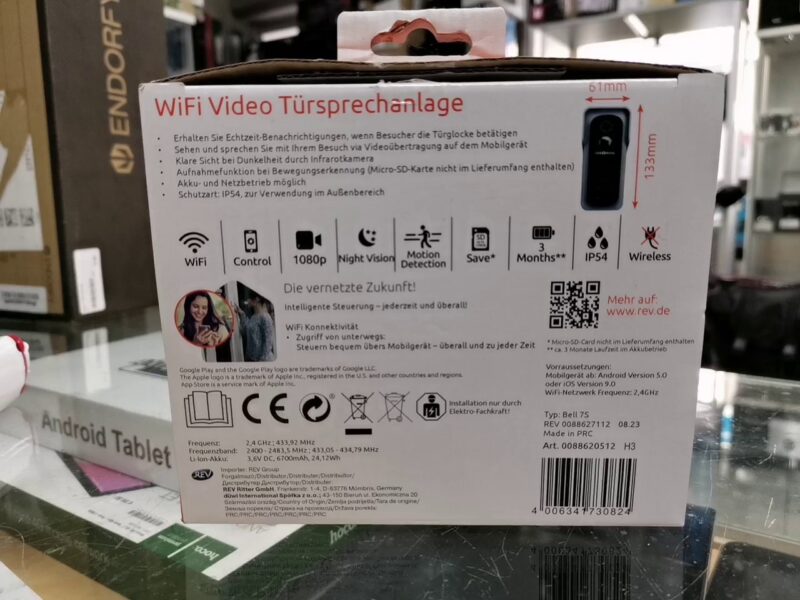 Rev Ritter Videosprechanlage Link2home Grau-schwarz | mit Originalverpackung  | Zustand: Neu – Bild 2
