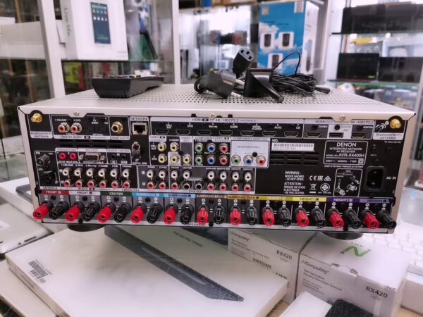 Denon Avr-x4400h Silber | Zustand: Sehr Gut – Bild 5