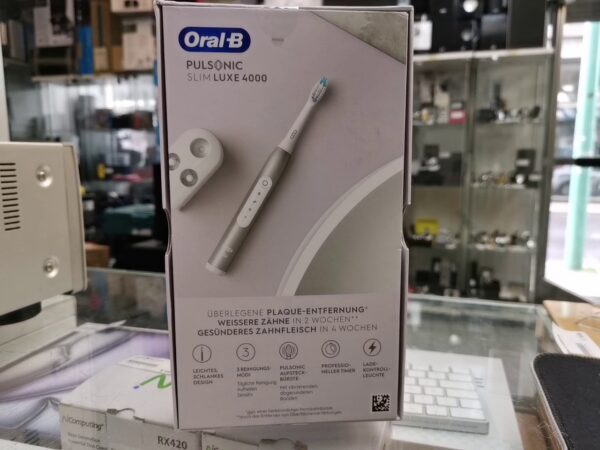 Oral-b Pulsonic Slim Luxe 4000 Platinum | mit Originalverpackung  | Zustand: Neu – Bild 2