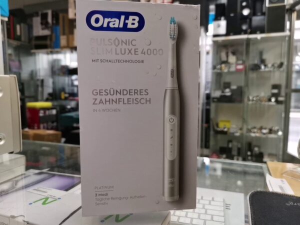 Oral-b Pulsonic Slim Luxe 4000 Platinum | mit Originalverpackung  | Zustand: Neu – Bild 3