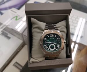 Guess Headline Silber Herren Armbanduhr | mit Originalverpackung  | Zustand: Wie Neu