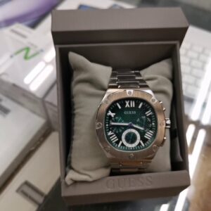 Guess Headline Silber Herren Armbanduhr | mit Originalverpackung  | Zustand: Wie Neu