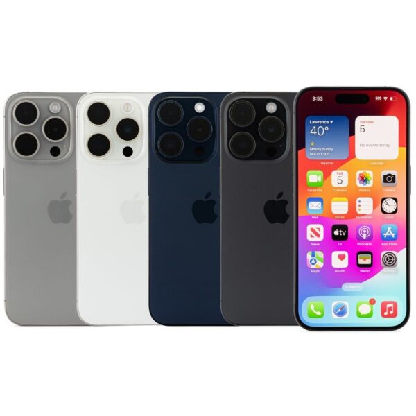 iPhone 15 Pro 512GB | mit Originalverpackung | SimLock: A1 | Zustand: Neu | Farbe: schwarz – Bild 2
