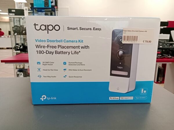 Tapo Video Doorbell Camera Kit | mit Originalverpackung | Zustand: Neu – Bild 2