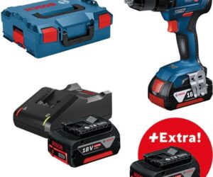 Bosch Professional GSR 18V-55 Akku-Bohrschrauber inkl. L-Boxx + 2 Akkus 4.0Ah | Koffer | Zustand: Wie Neu