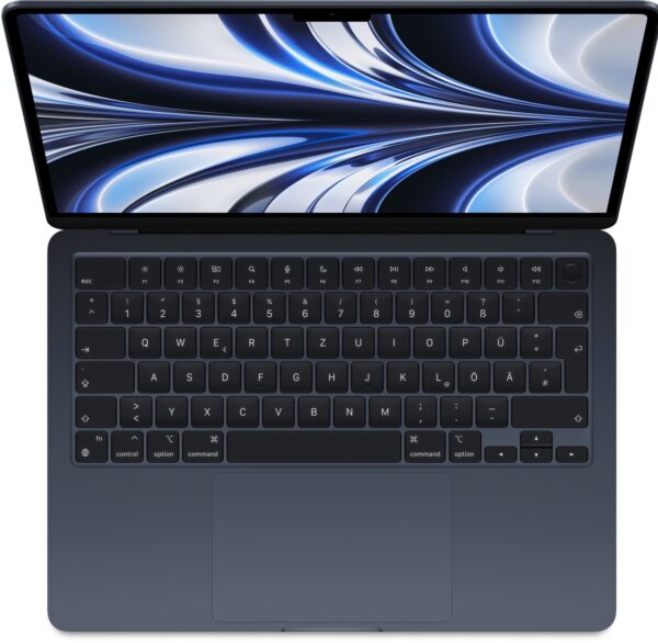 Apple MacBook Air, Midnight 2022 | M2 - 8 Core CPU  |  10 Core GPU | 16GB RAM | 256GB SSD | DE |  22 Ladezyklen | Zustand: Sehr Gut – Bild 2