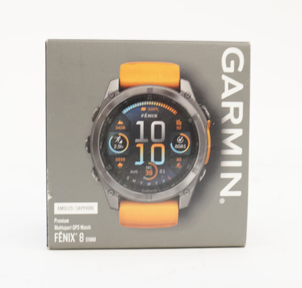 Fenix 8 51mm  | mit Originalverpackung Ladegerät+ 5X Armband grün | Zustand: Wie Neu