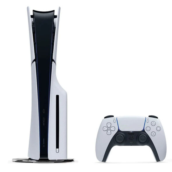 Sony PS5 Slim 1TB Disc Edition | mit Rechnung von Media Markt  |  1 Controller  |  HDMI Kabel  |  Strom Kabel  | Zustand: Sehr Gut | Farbe: weiss