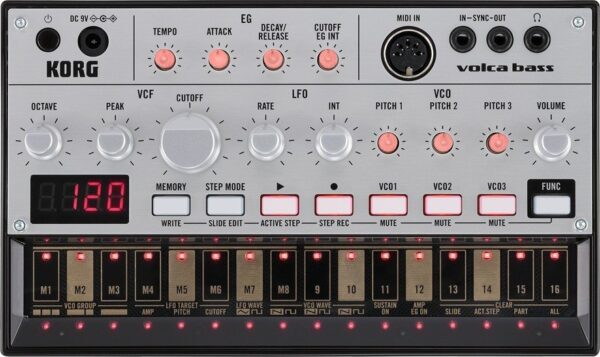 Korg Volca Bass Keyboard Synthesizer | Mit Verpackung  |  Originale Rechnung von 02.07.25 | Zustand: Wie Neu