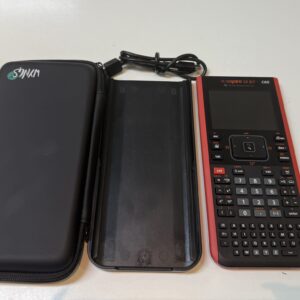 Texas Instruments Ti Nspire Cx Ii-t Cas Grafikrechner - Schwarz/rot | Mit Hülle | Zustand: Gut