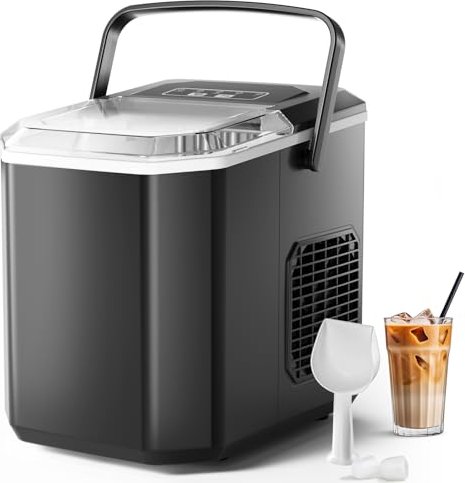 Vpcok Direct Eiswürfelmaschine 12KG Eiswürfelbereiter | Zustand: Neu