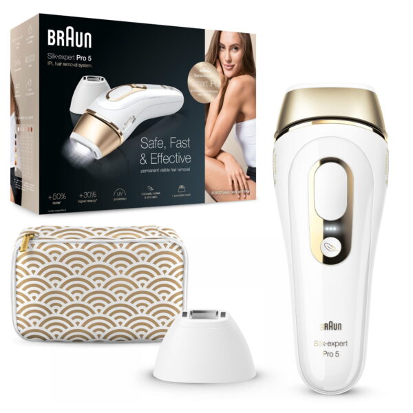 Braun Silk-Expert Pro 5 IPL Haarentfernungsgerät | Mit Verpackung   | Zustand: Wie Neu
