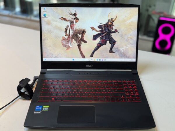Msi Katana Gf66 Gaming Notebook  | Core i5-12450H  |  16GB Ram  |  512GB SSD  |  Geforce RTX 3050 4GB  |  Windows 11  |  Batteriezustand 71%  |  mit Ladegerät   | Zustand: Sehr Gut – Bild 2