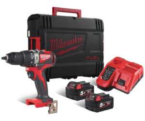 Milwaukee M18 BLPD2-502X Akku-Schlagbohrschrauber inkl. Koffer + 2 Akkus 5.0Ah | Mit Koffer  |  Ladegerät  |  2 Akkus   | Zustand: Sehr Gut
