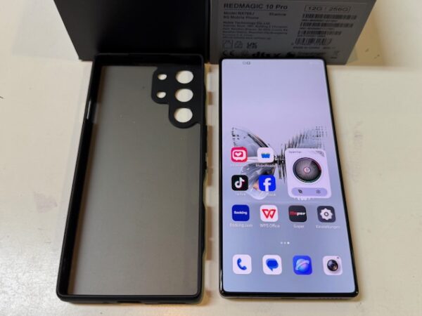 Nubia Redmagic 10 Pro 256GB | Mit Verpackung  |  Ladegerät  |  Hülle   | SimLock: Frei | Zustand: Sehr Gut | Farbe: schwarz – Bild 3