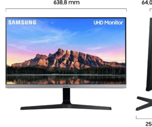 Samsung LU28R552UQ UHD 4K Monitor 28 Zoll | mit Ladegerät | Zustand: Sehr Gut