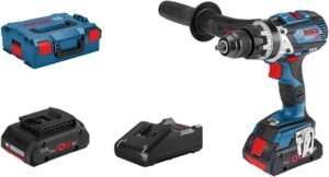 Bosch Professional GSB 18V-110 C  | Koffer | Akku Schlagbohrschrauber+ 2Akkus 4Ah+Ladegerät | Zustand: Sehr Gut