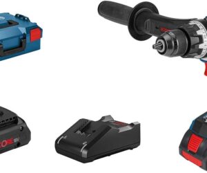 Bosch Professional GSB 18V-110 C  | Koffer | Akku Schlagbohrschrauber+ 2Akkus 4Ah+Ladegerät | Zustand: Sehr Gut