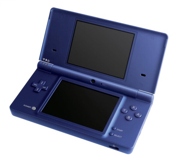 Nintendo DSi  metallic blau | ohne Ld | ohne Stift | Zustand: Gut | Farbe: blau