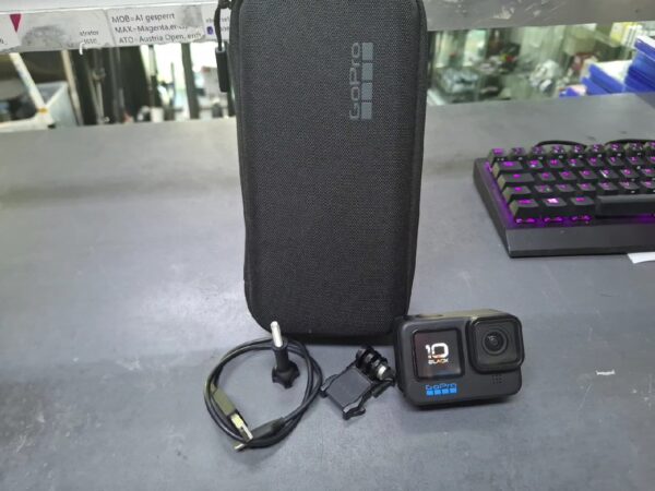 Gopro Hero10 Black | Tasche scwartz mit Zubehör | Zustand: Sehr Gut – Bild 2