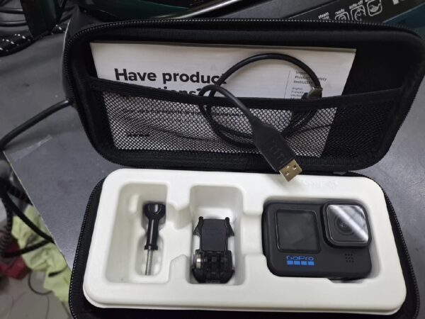 Gopro Hero10 Black | Tasche scwartz mit Zubehör | Zustand: Sehr Gut – Bild 4