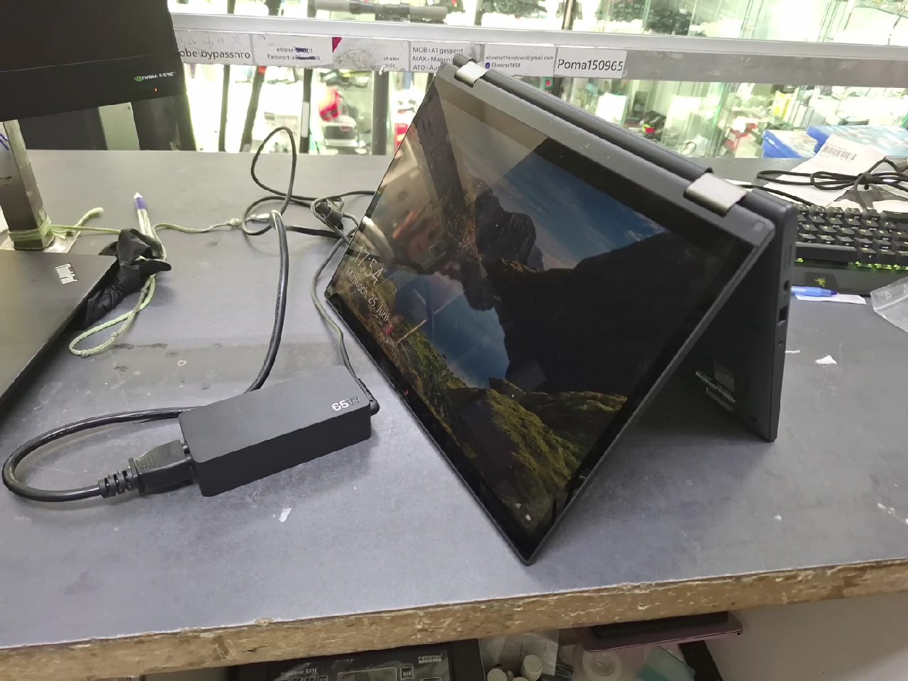 Lenovo ThinkPad L13 Yoga G3, DE | Ryzen 5 Pro 5675U |16Gb | 256Gb SSD | mit Ladegerät | Zustand: Sehr Gut – Bild 3