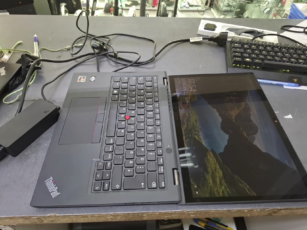 Lenovo ThinkPad L13 Yoga G3, DE | Ryzen 5 Pro 5675U |16Gb | 256Gb SSD | mit Ladegerät | Zustand: Sehr Gut – Bild 5