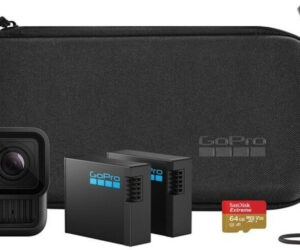GoPro HERO13 Black Zubehör-Bundle | Tasche+ 2 Akkus+ Griff+ SpeicherKarte 64Gb mit org. Rechnung MediaMarkt 454 |99¬  vom 03.05.2025  | Zustand: Wie Neu
