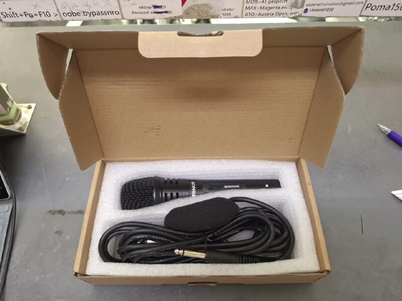 Tonor Dynamischer Mikrofon | mit Originalverpackung |  Mit 16ft | 5m Xlr Kabel | Zustand: Neu – Bild 2