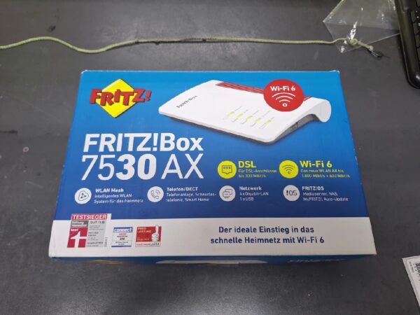Avm Fritz!box 7530ax | mit Originalverpackung | Zustand: Wie Neu – Bild 3