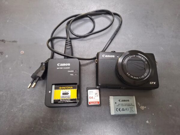 Canon Powershot G7x | mit 2 Akkus+ Speicherkarte 64Gb+ Ladegerät | Zustand: Gut