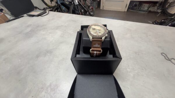 Swatch Omega Mission To The Moon  | mit Originalverpackung | Rechnung  | Zustand: Sehr Gut – Bild 2