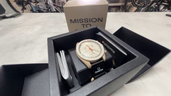 Swatch x Omega Mission to Jupiter | Bioceramic Moon Swatch  mit Originalverpackung mit org. Rechnung 17.11.2022 | Zustand: Wie Neu – Bild 3