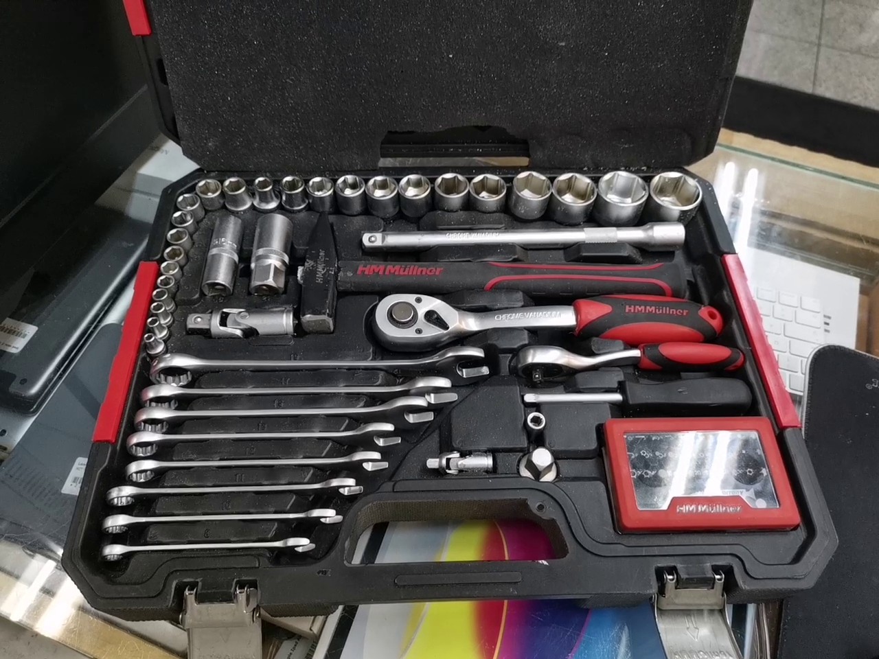 HM Müllner Universal-Werkzeugkoffer, 96 tlg | Koffer | Zustand: Wie Neu – Bild 2