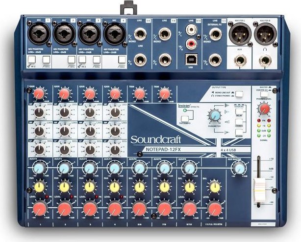 Soundcraft Notepad 12 Fx | mit Originalverpackung | Zustand: Sehr Gut