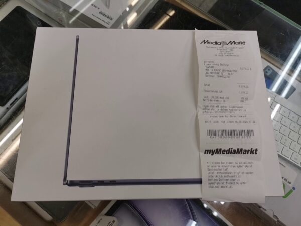 Apple Macbook Air 13", Midnight, M4 - 10 Core Cpu / 8 Core Gpu, 16gb Ram, 256gb Ssd, De [2025] | mit Originalverpackung  | mit org. Rechnung 10 Core CPU  |  8 Core GPU | 16GB RAM | 256GB SSD | DE | Zustand: Neu – Bild 6