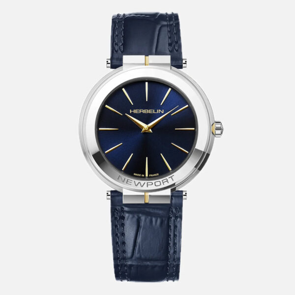 Herbelin Newport Slim Quartz Uhr | Wie Neu | mit Originalverpackung
Slim Quartz Uhr | Edelstahl 316L  | Blau | 40 mm | 19522AP15 | Zustand: Wie Neu