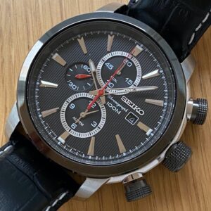Seiko 7t62-0lg0 Quarz Chronograph | mit Originalverpackung | Zustand: Sehr Gut