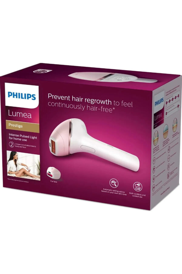 Philips BRI 950/00 Lumea Prestige Haarentfernung Weiß/Rosé | Mit Verpackung  | Zustand: Wie Neu