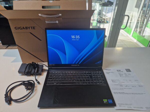 Gigabyte G6 | i7 13620H  |  RTX 4050  |  16 GB RAM  |  M2 1TB  |  Mit Verpackung und Rechnung von Cybertsport (03.07.25)  |  98% Batteriekapazität | Zustand: Wie Neu – Bild 2