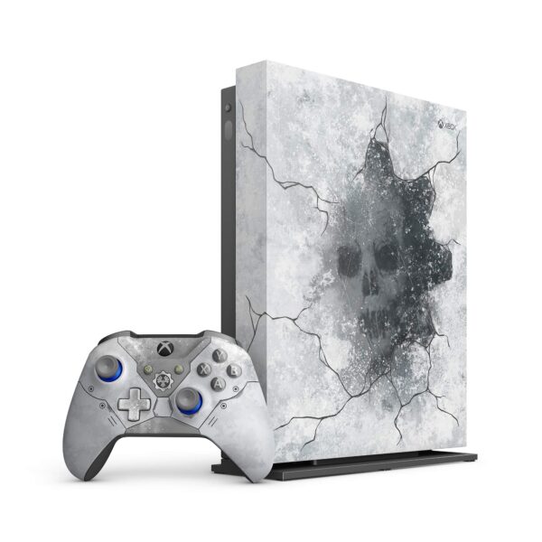 Xbox One X Gears 5 Limited Edition 1TB  | Mit 1 Controller  |  Strom Kabel  |  HDMI  | Zustand: Sehr Gut | Farbe: blau