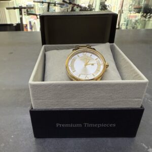 Lindberg & Sons - Lssm200 - Montre uhr | Homme - Cadran Blanc - Bracelet Doré mit Originalverpackung  | Zustand: Sehr Gut