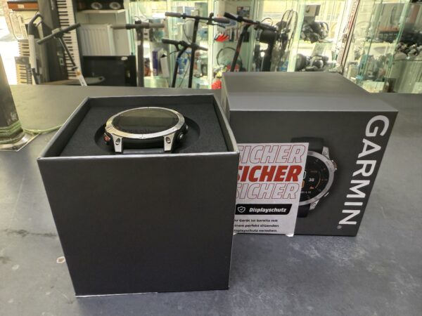 Garmin epix 2 slate steel  | mit Originalverpackung 47x14.5mm  rahme hat leichte kratze  | Zustand: Gut – Bild 2