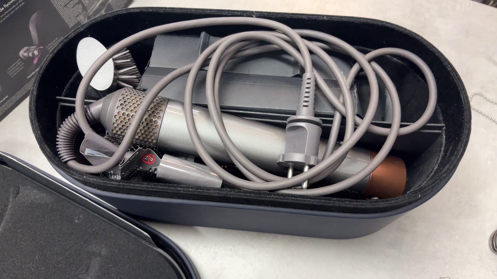 Dyson Airwrap Complete Long nickel/kupfer | mit Originalverpackung.Es fehlt ein locken aufsatz dünne | Zustand: Sehr Gut